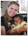 Vanessa Higgott and Shanti